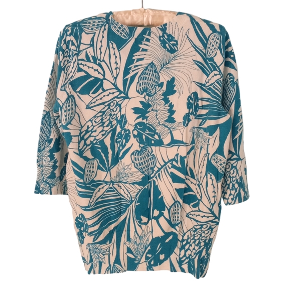 Carole Little Botanical Patterned Cardigan | US 1X - Picture 2 of 5